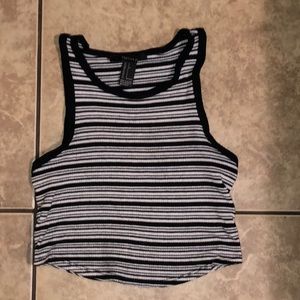 Forever 21 stripped crop top